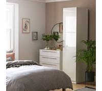 Habitat Munich 1 Door Wardrobe - White