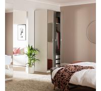 Habitat Munich 2 Door 3 Drawer Wardrobe - White