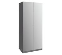 Habitat Munich 2 Door Mirror Wardrobe - Anthracite
