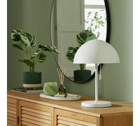 Habitat Mushroom 40cm Metal Table Lamp - White