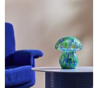 Habitat Mushroom Glass Battery Powered Table Lamp-Blue&Green