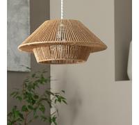 Habitat Natural Paper Rope 2 Tier Easy Fit Lampshade - 35cm