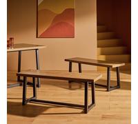 Habitat Nomad Pair of Dining Benches - Natural