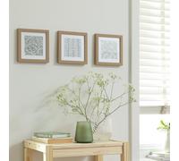 Habitat Oak Effect Wooden 3 Pk Picture Frame - Mixed Sizes