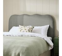 Habitat Onda Linen Double Headboard - Beige