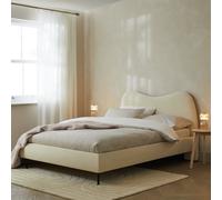 Habitat Orton Small Double Fabric Bed Frame - Natural