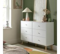 Habitat Otto 6 Drawer Chest - White