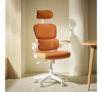 Habitat Oxley Mesh Plastic Chair - Orange