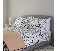 Habitat Penny Cotton Standard Pillowcase Pair - Black