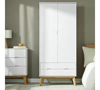 Habitat Pimlico 2 Door 2 Drawer Wardrobe - White