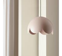 Habitat Pink Scallop Metal Easy Fit Lampshade - 30cm