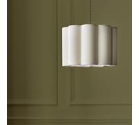 Habitat Pleat Natural Easy Fit Lampshade - 30cm