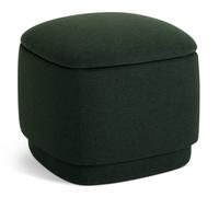 Habitat Polly Fabric Storage Footstool - Green