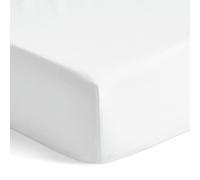 Habitat Polycotton Extra Deep White Fitted Sheet - Double