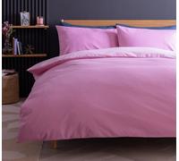 Habitat Polycotton Pink Reversible Bedding Set - Single