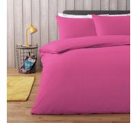 Habitat Polycotton Plain Cerise Bedding Set - Single