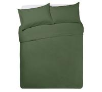 Habitat Polycotton Plain Khaki Bedding Set - King size