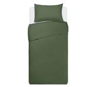 Habitat Polycotton Plain Khaki Bedding Set - Single