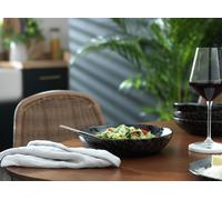 Habitat Preto 4 Piece Stoneware Pasta Bowls - Black