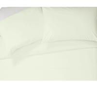 Habitat Pure Cotton 200TC Cream Bedding Set - Kingsize