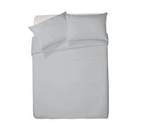 Habitat Pure Cotton 200TC Grey Bedding Set - Double