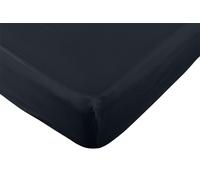 Habitat Pure Cotton 200TC Navy Fitted Sheet - Double