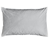 Habitat Pure Cotton 200TC Standard Pillowcase Pair - Grey