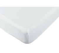 Habitat Pure Cotton 200TC White Fitted Sheet - Double