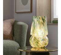 Habitat Rahnn Confetti Glass Table Lamp - Green