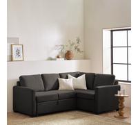 Habitat Reagan Fabric Right Hand Corner Sofa Bed- Charcoal