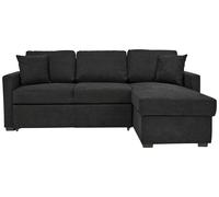 Habitat Reagan RH Storage Corner Chaise Sofa Bed - Charcoal