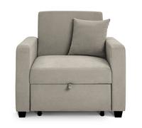 Habitat Reagan Single Fabric Chairbed - Natural