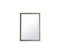 Habitat Rectangle Backlight LED Mirror - Black