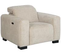 Habitat Reggie Fabric Recliner Chair - Beige
