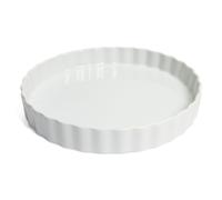 Habitat Riko 24cm Non Stick Porcelain Pie Dish - Cream