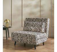 Habitat Roma Single Fabric Chairbed - Zebra Print