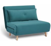 Habitat Roma Small Double Velvet Chairbed - Teal