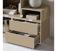 Habitat Rubrics Modular Single Drawers Unit - Oak