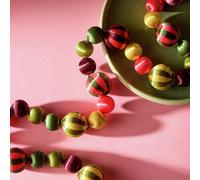Habitat Satin Thread Bauble Christmas Garland