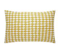 Habitat Scallop Cotton Standard Pillowcase Pair - Mustard
