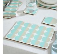Habitat Set of 4 Geo Circles Placemats and Coasters