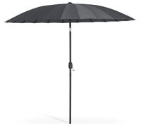 Habitat Shanghai 2.7m Garden Parasol - Grey