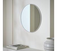 Habitat Silver Round Wall Mirror - 50x50cm