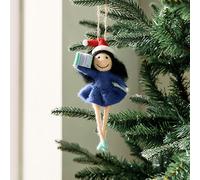 Habitat Single Felt Matilda Hanging Christmas Ornament