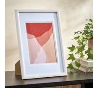 "Habitat Single Mount White Picture Frame - 8x12"" - A4"