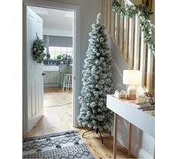 Habitat Slim 6ft Pop Up Snowy Artificial Pencil Christmas Tree