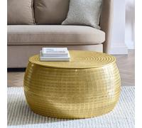 Habitat Sona Coffee Storage Table - Brass