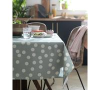 Habitat Spot Wipe Clean Tablecloth - Grey and White