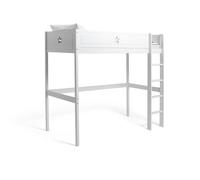 Habitat Stars High Sleeper and Kids Mattress - White