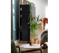 Habitat Stevie Tall 1 Door 4 Shelf Locker - Black